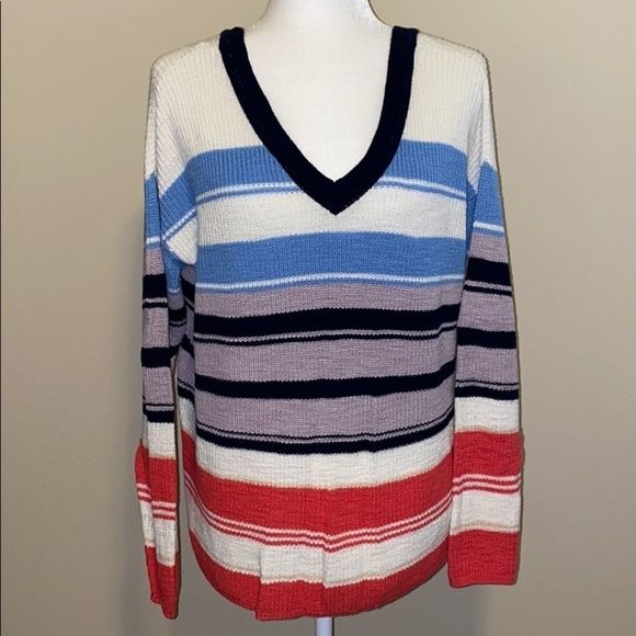 NWT Maurices Striped Sweater - L - Picture 1 of 5